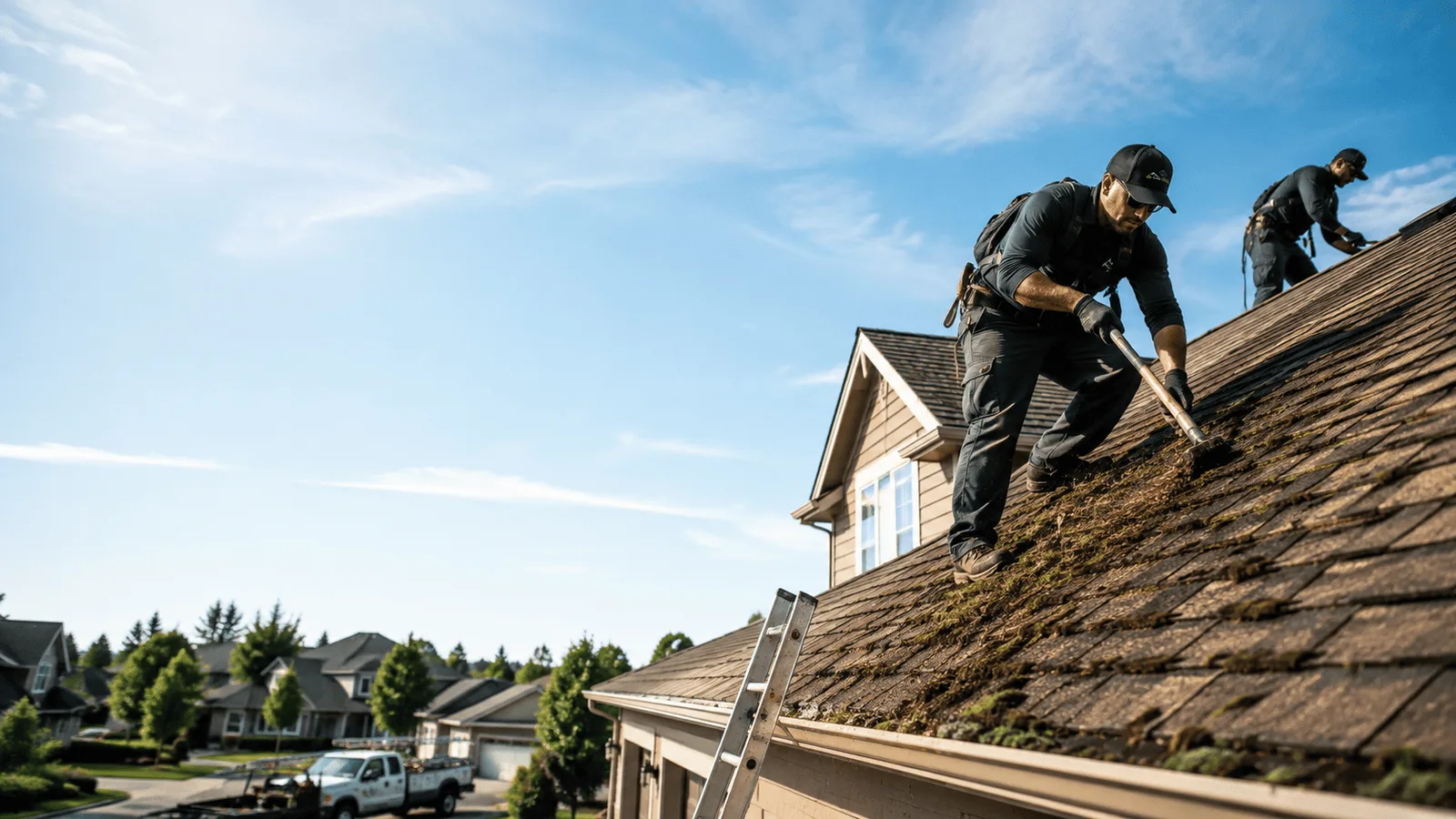 Roof Moss Removal in De Soto, GA near me